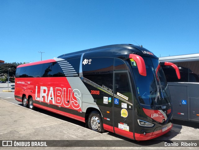 Lirabus 20008 na cidade de Aparecida, São Paulo, Brasil, por Danilo  Ribeiro. ID da foto: 9852825.