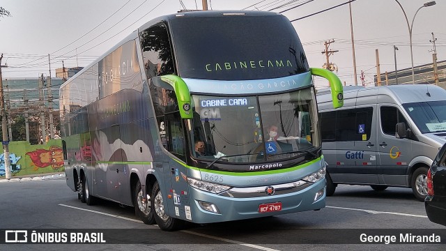 Viação Garcia 8625 na cidade de São Paulo, São Paulo, Brasil, por George Miranda. ID da foto: 9853343.