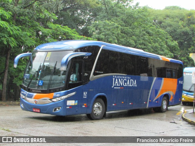 Transportes Jangada 9143 na cidade de São Paulo, São Paulo, Brasil, por Francisco Mauricio Freire. ID da foto: 9853607.