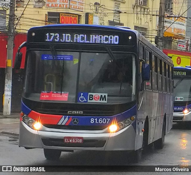 Next Mobilidade - ABC Sistema de Transporte 81.607 na cidade de Santo André, São Paulo, Brasil, por Marcos Oliveira. Número da foto: #9853679.