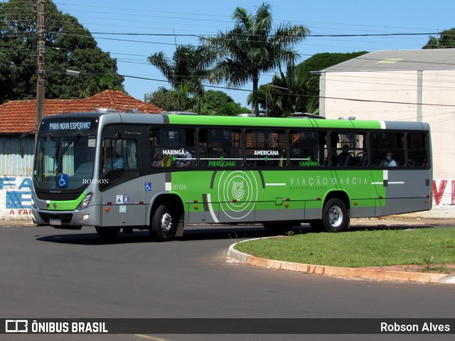 Viação Garcia 81126 na cidade de Nova Esperança, Paraná, Brasil, por Robson Alves. Número da foto: #9852445.