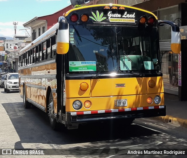 Green Land Transporte Estudantil G-26 na cidade de Catedral, San José, San José, Costa Rica, por Andrés Martínez Rodríguez. Número da foto: #9853955.
