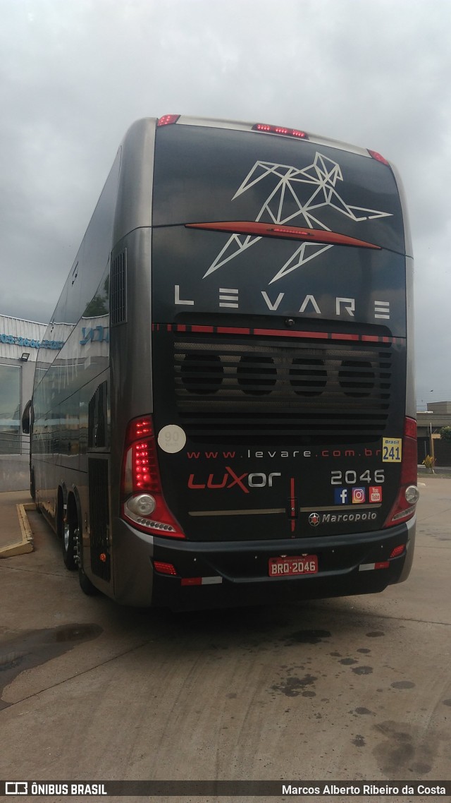 Levare Transportes 2046 na cidade de São José do Rio Preto, São Paulo, Brasil, por Marcos Alberto Ribeiro da Costa. ID da foto: 9852692.