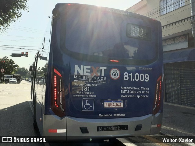 Next Mobilidade - ABC Sistema de Transporte 81.009 na cidade de Diadema, São Paulo, Brasil, por Welton Xavier. Número da foto: #9856325.