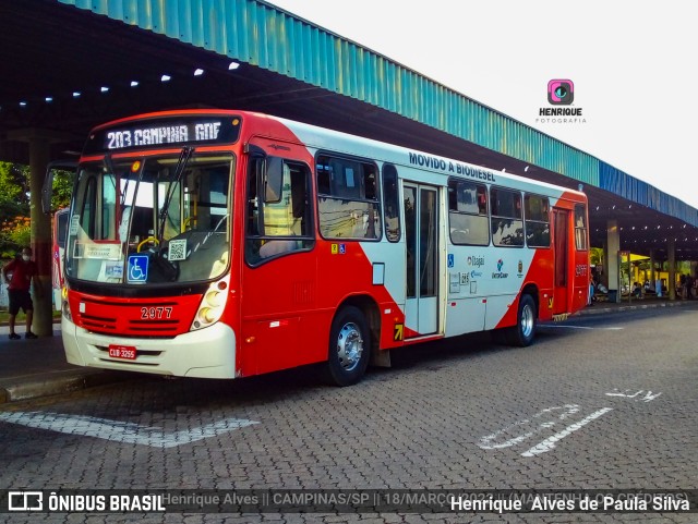 Itajaí Transportes Coletivos 2977 na cidade de Campinas, São Paulo, Brasil, por Henrique Alves de Paula Silva. Número da foto: #9855124.