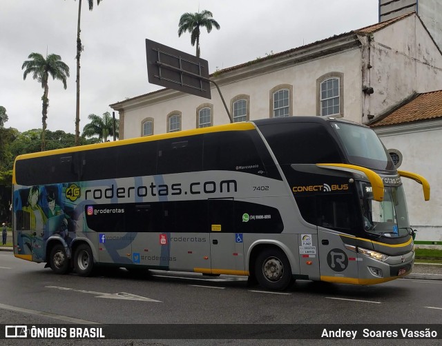 RodeRotas - Rotas de Viação do Triângulo 7402 na cidade de Santos, São Paulo, Brasil, por Andrey  Soares Vassão. ID da foto: 9856375.