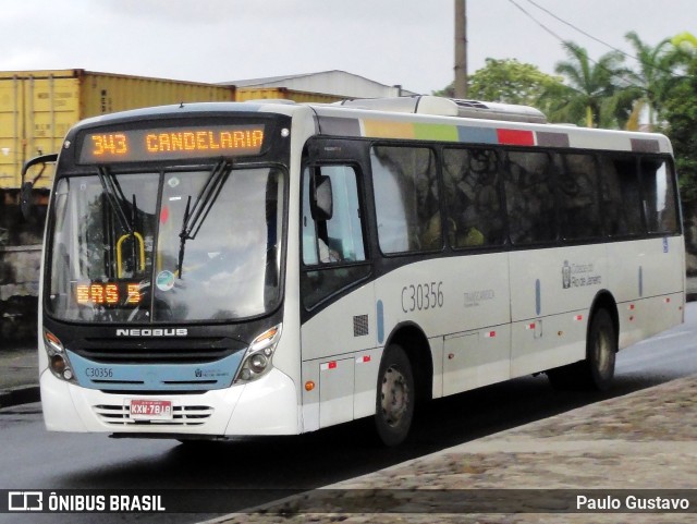 Transportes Futuro C30356 na cidade de Rio de Janeiro, Rio de Janeiro, Brasil, por Paulo Gustavo. ID da foto: 9855496.