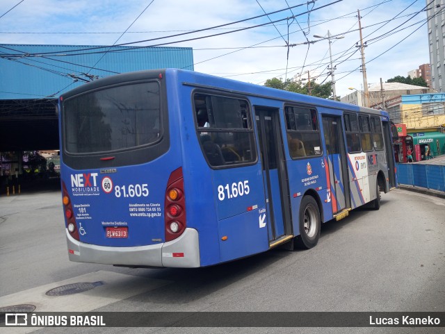 Next Mobilidade - ABC Sistema de Transporte 81.605 na cidade de Santo André, São Paulo, Brasil, por Lucas Kaneko. ID da foto: 9854676.