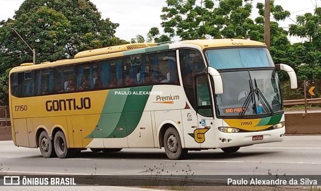 Empresa Gontijo de Transportes 17150 na cidade de Betim, Minas Gerais, Brasil, por Paulo Alexandre da Silva. ID da foto: 9855483.