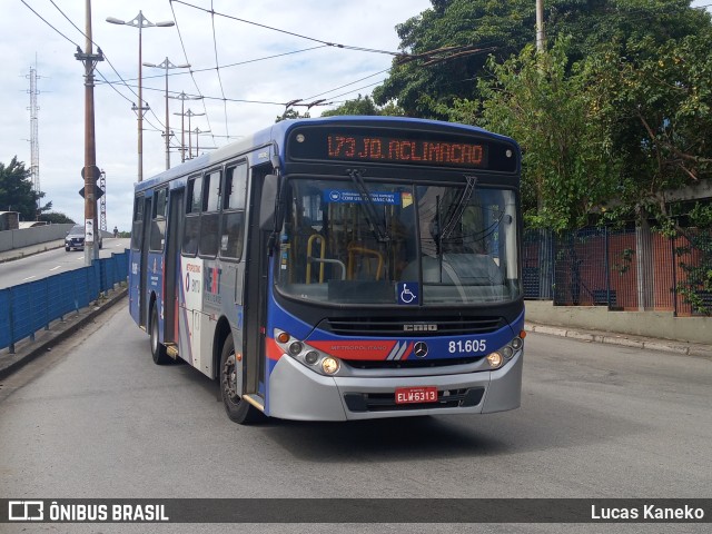 Next Mobilidade - ABC Sistema de Transporte 81.605 na cidade de Santo André, São Paulo, Brasil, por Lucas Kaneko. ID da foto: 9854673.