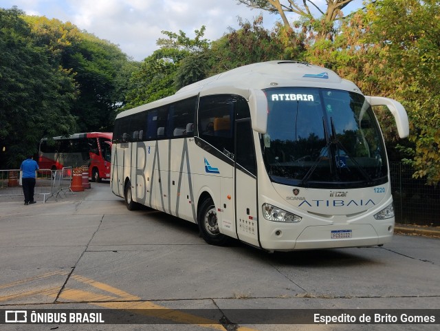 Viação Atibaia São Paulo 1220 na cidade de São Paulo, São Paulo, Brasil, por Espedito de Brito Gomes. Número da foto: #9856514.