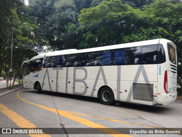 Viação Atibaia São Paulo 1020 na cidade de São Paulo, São Paulo, Brasil, por Espedito de Brito Gomes. Número da foto: #9856433.