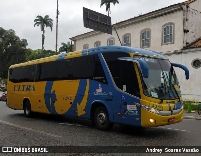 Viação Ultra 2292 na cidade de Santos, São Paulo, Brasil, por Andrey  Soares Vassão. Número da foto: #9856386.