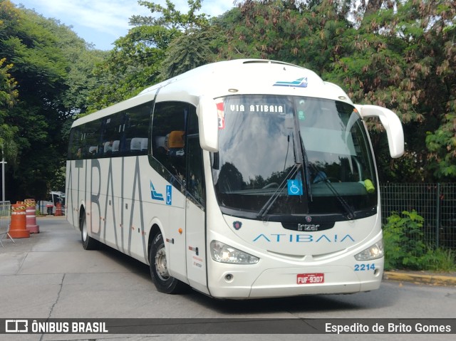 Viação Atibaia São Paulo 2214 na cidade de São Paulo, São Paulo, Brasil, por Espedito de Brito Gomes. ID da foto: 9856412.