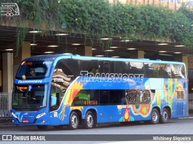 Transnorte - Transporte e Turismo Norte de Minas 87600 na cidade de Belo Horizonte, Minas Gerais, Brasil, por Whitiney Siqueira. ID da foto: 9855060.