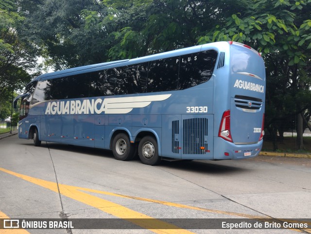 Viação Águia Branca 33030 na cidade de São Paulo, São Paulo, Brasil, por Espedito de Brito Gomes. Número da foto: #9858123.