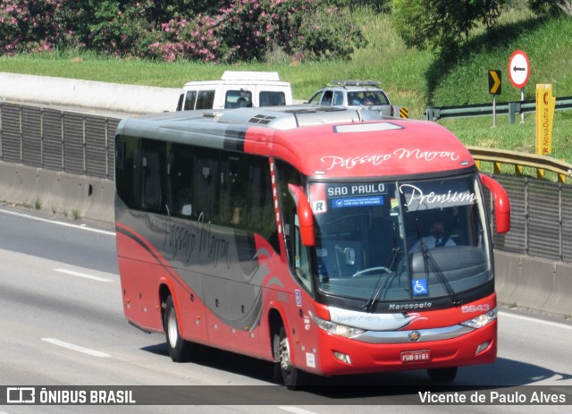 Empresa de Ônibus Pássaro Marron 5643 na cidade de São José dos Campos, São Paulo, Brasil, por Vicente de Paulo Alves. Número da foto: #9857872.