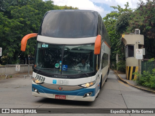 Expresso União 20039 na cidade de São Paulo, São Paulo, Brasil, por Espedito de Brito Gomes. Número da foto: #9858103.