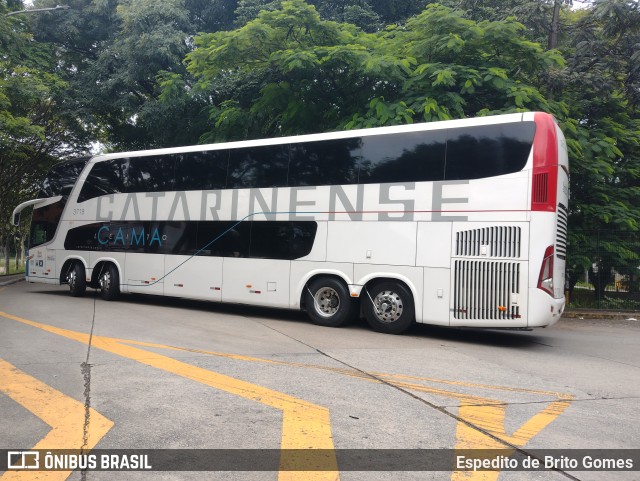 Auto Viação Catarinense 3718 na cidade de São Paulo, São Paulo, Brasil, por Espedito de Brito Gomes. ID da foto: 9856914.