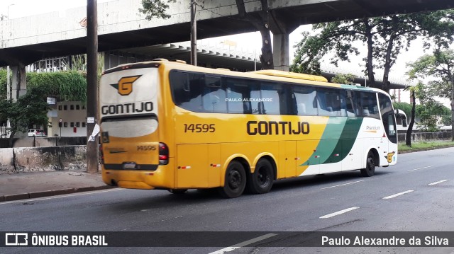 Empresa Gontijo de Transportes 14595 na cidade de Belo Horizonte, Minas Gerais, Brasil, por Paulo Alexandre da Silva. ID da foto: 9858767.