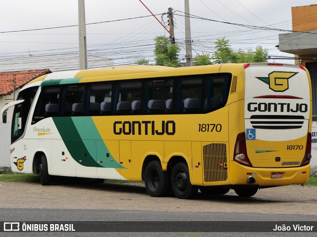 Empresa Gontijo de Transportes 18170 na cidade de Teresina, Piauí, Brasil, por João Victor. ID da foto: 9861758.