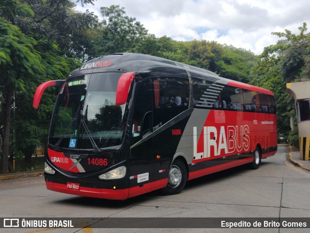 Lirabus 14086 na cidade de São Paulo, São Paulo, Brasil, por Espedito de Brito Gomes. Número da foto: #9862157.