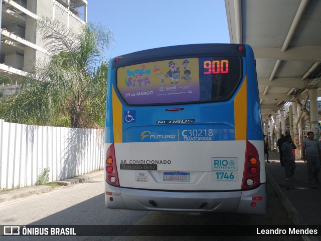 Transportes Futuro C30218 na cidade de Rio de Janeiro, Rio de Janeiro, Brasil, por Leandro Mendes. ID da foto: 9860543.