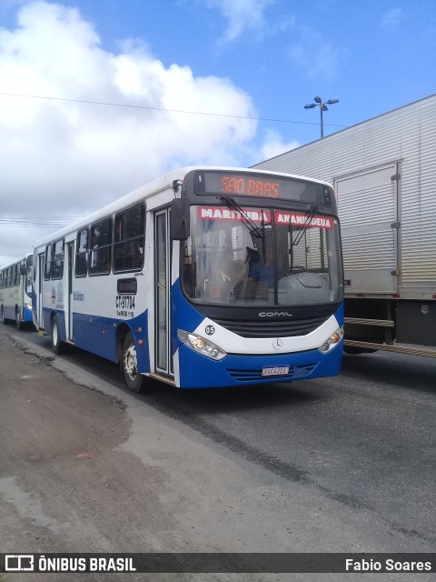 ViaBus Transportes CT-97704 na cidade de Ananindeua, Pará, Brasil, por Fabio Soares. ID da foto: 9861851.