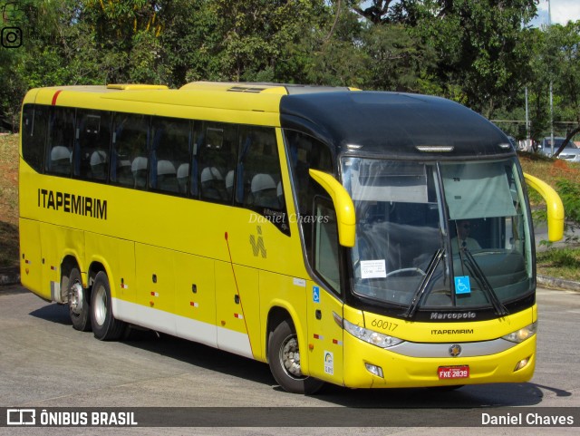 Viação Itapemirim 60017 na cidade de Brasília, Distrito Federal, Brasil, por Daniel Chaves. Número da foto: #9861856.