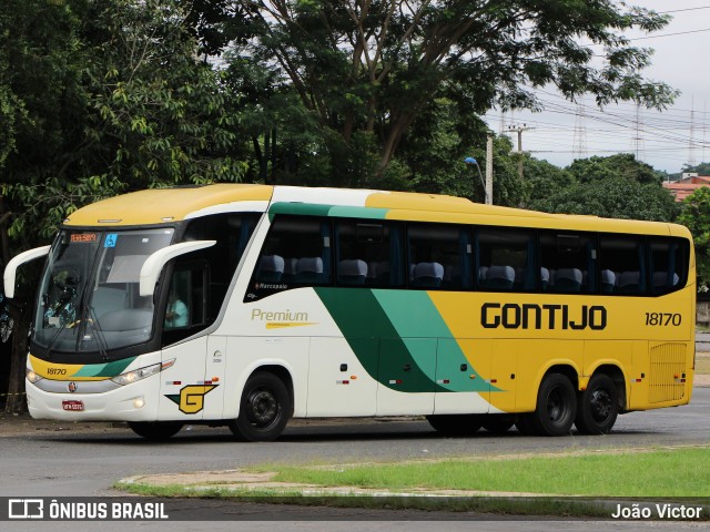 Empresa Gontijo de Transportes 18170 na cidade de Teresina, Piauí, Brasil, por João Victor. ID da foto: 9861744.