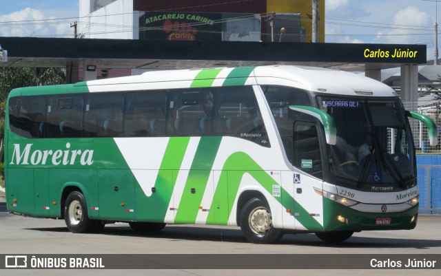 Empresa de Transportes e Turismo Moreira 2290 na cidade de Goiânia, Goiás, Brasil, por Carlos Júnior. ID da foto: 9860612.