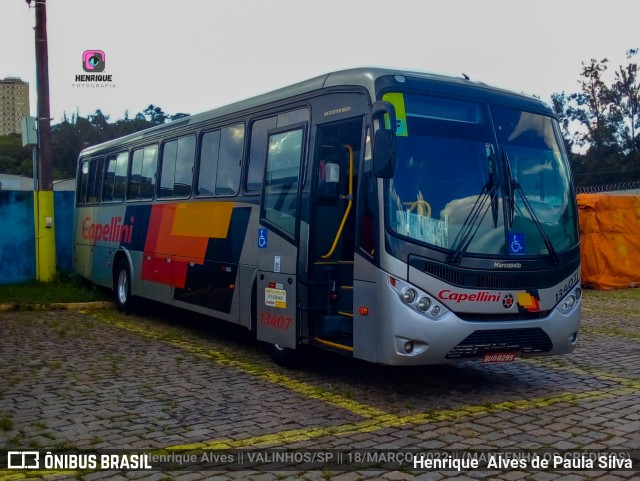 Transportes Capellini 13407 na cidade de Valinhos, São Paulo, Brasil, por Henrique Alves de Paula Silva. Número da foto: #9860850.