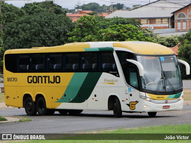 Empresa Gontijo de Transportes 18170 na cidade de Teresina, Piauí, Brasil, por João Victor. ID da foto: 9861727.