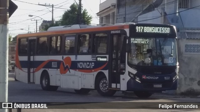 Viação Novacap B51518 na cidade de Rio de Janeiro, Rio de Janeiro, Brasil, por Felipe Fernandes. ID da foto: 9862169.