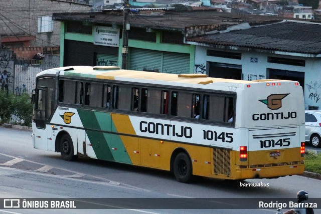 Empresa Gontijo de Transportes 10145 na cidade de Belo Horizonte, Minas Gerais, Brasil, por Rodrigo Barraza. ID da foto: 9863891.