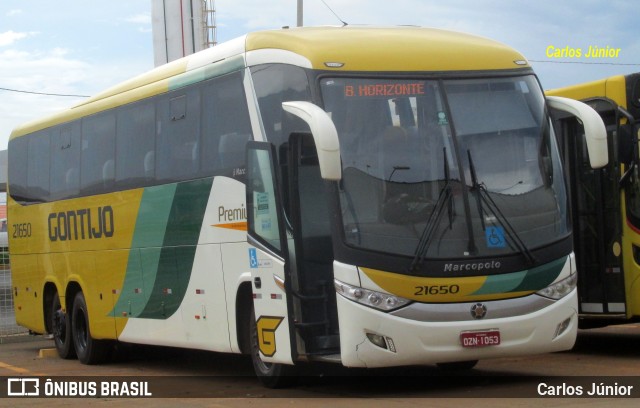 Empresa Gontijo de Transportes 21650 na cidade de Goiânia, Goiás, Brasil, por Carlos Júnior. Número da foto: #9864588.