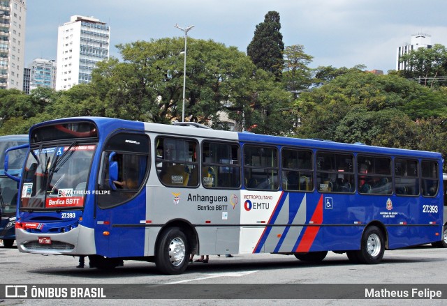 BBTT - Benfica Barueri Transporte e Turismo 27.393 na cidade de São Paulo, São Paulo, Brasil, por Matheus Felipe. ID da foto: 9864071.