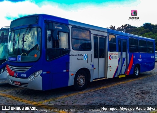 Transportes Capellini 32.039 na cidade de Valinhos, São Paulo, Brasil, por Henrique Alves de Paula Silva. ID da foto: 9866175.