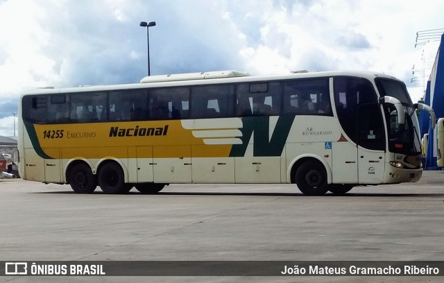 Viação Nacional 14255 na cidade de Goiânia, Goiás, Brasil, por João Mateus Gramacho Ribeiro. ID da foto: 9862543.