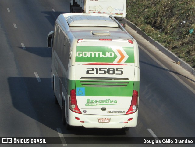 Empresa Gontijo de Transportes 21585 na cidade de Belo Horizonte, Minas Gerais, Brasil, por Douglas Célio Brandao. ID da foto: 9865586.