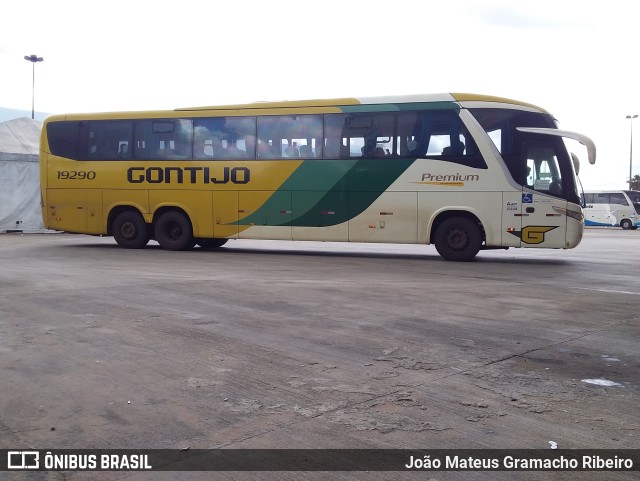 Empresa Gontijo de Transportes 19290 na cidade de Goiânia, Goiás, Brasil, por João Mateus Gramacho Ribeiro. Número da foto: #9862541.