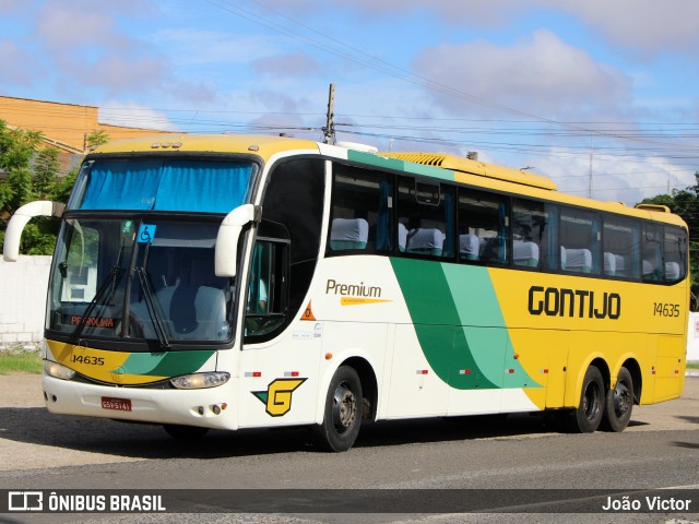 Empresa Gontijo de Transportes 14635 na cidade de Teresina, Piauí, Brasil, por João Victor. ID da foto: 9863969.