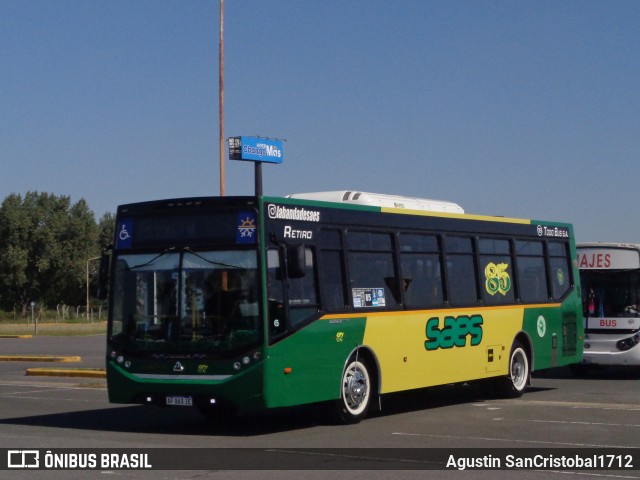 SAES - Sociedad Anonima Expreso Sudoeste 87 na cidade de La Tablada, La Matanza, Buenos Aires, Argentina, por Agustin SanCristobal1712. Número da foto: #9866444.