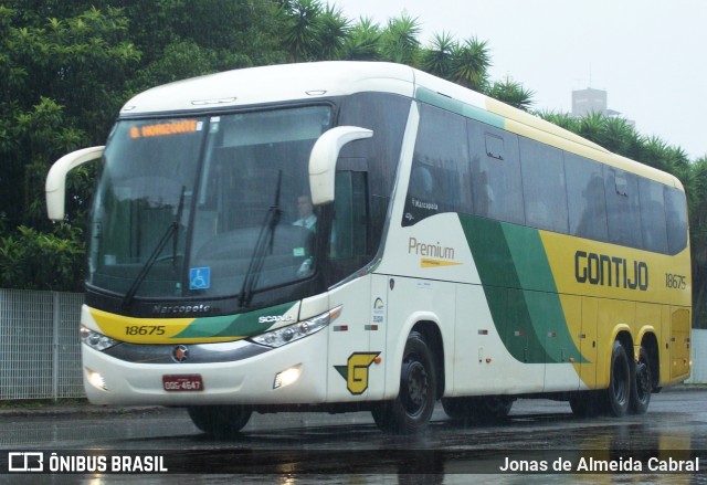 Empresa Gontijo de Transportes 18675 na cidade de Curitiba, Paraná, Brasil, por Jonas de Almeida Cabral. ID da foto: 9863970.