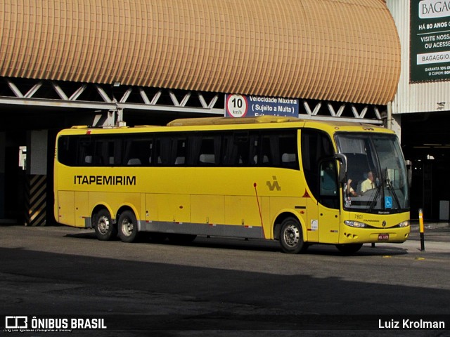 Viação Itapemirim 7801 na cidade de Rio de Janeiro, Rio de Janeiro, Brasil, por Luiz Krolman. ID da foto: 9865718.