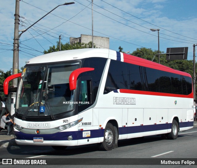 Viação Piracicabana 1471 na cidade de São Paulo, São Paulo, Brasil, por Matheus Felipe. ID da foto: 9864116.