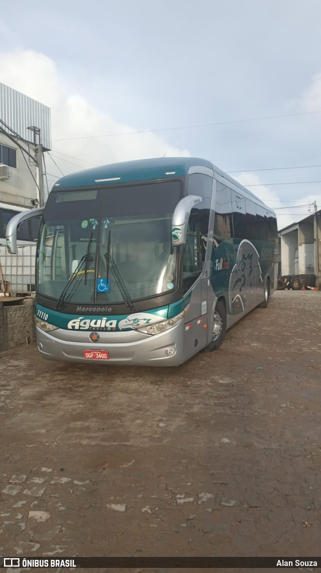 Águia Turismo 11110 na cidade de Campina Grande, Paraíba, Brasil, por Alan Souza. Número da foto: #9866518.