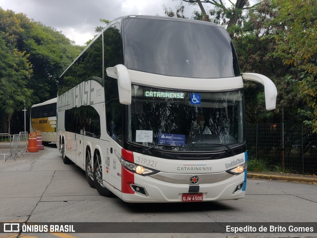 Auto Viação Catarinense 319321 na cidade de São Paulo, São Paulo, Brasil, por Espedito de Brito Gomes. ID da foto: 9866410.