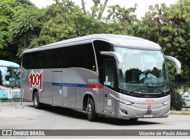 Auto Viação 1001 RJ 108.1115 na cidade de São Paulo, São Paulo, Brasil, por Vicente de Paulo Alves. Número da foto: #9863834.