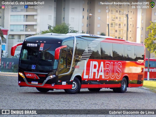 Lirabus 20005 na cidade de Jundiaí, São Paulo, Brasil, por Gabriel Giacomin de Lima. Número da foto: #9863759.